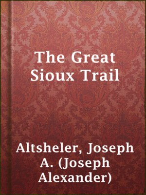 cover image of The Great Sioux Trail